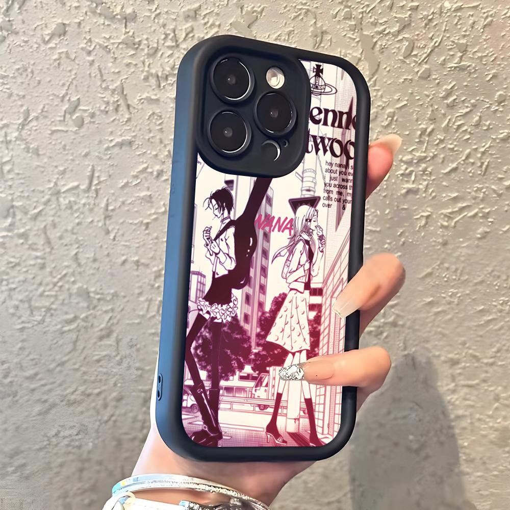 Japanese Classic Anime NANA Phone Case For IPhone 17 Pro Max 16 15 14 Pro Max IPhone 13 Pro Max 11 Plus Silicone Cover