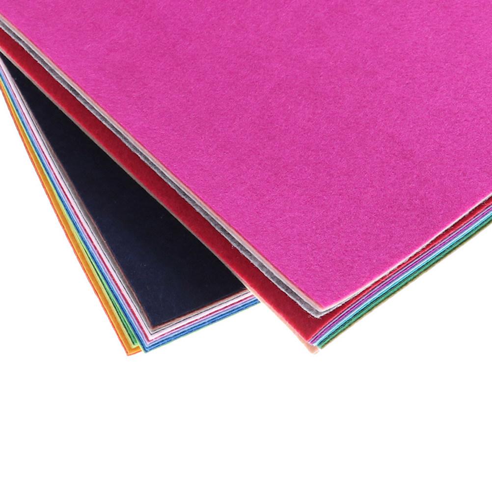 40Pcs 10x15cm Multicolor Nonwoven Fabric Sheets Premium Craft Felt Material for DIY Sewing Drawing Painting Cutting Gluing