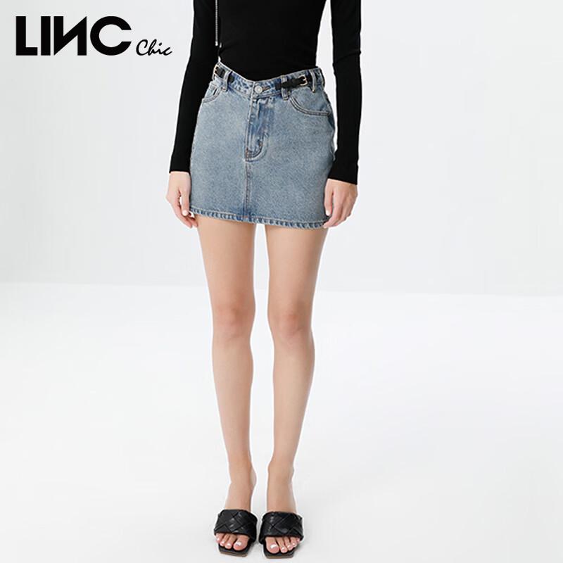 

Jinyujie Women s A-Line Denim Mini Skirt M