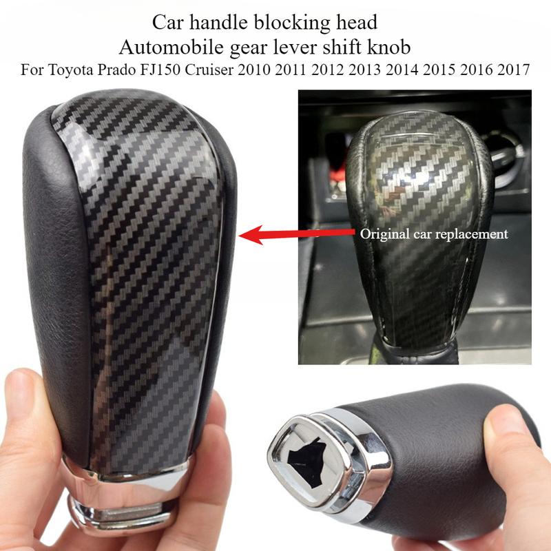 Car joystick gear shift head gear lever shift knob suitable for Toyota Prado FJ150 FJ 150 Cruiser 2010 2011 2012-2015 2016 2017