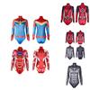 Cosplay Bodysuit 3d Printed Milk Silk For Superhero Costume Party