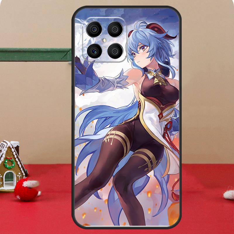 Ganyu Genshin Impact Case For Honor Magic 6 7 8 Pro Honor 400 200 70 90 Lite X8c X8b X9a X9b X9c X9d Win RT Cover