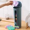 Space Saving Garbage Bag Dispenser Wall Mounted Plastic Bag Holder Trash Bag Organizer  Kitchen