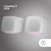 Enceintes compactes - mars gaming - ms-pro - 10w - rgb flow - jack 3.5mm