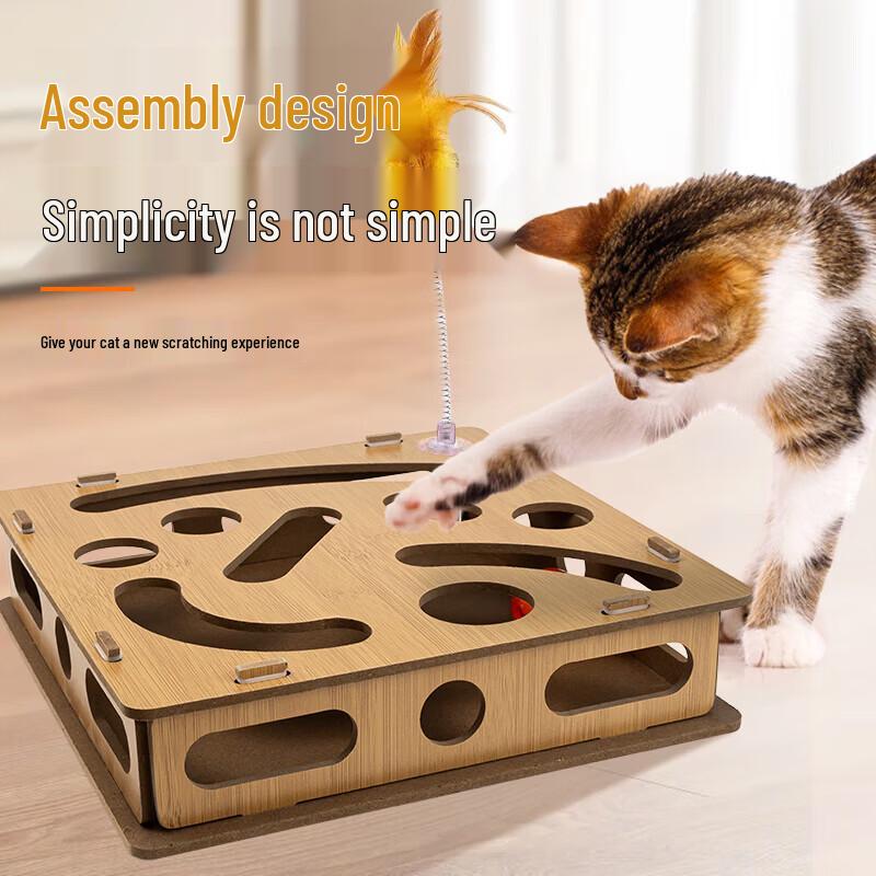 Interactive Cat Treasure Hunt Toy Box