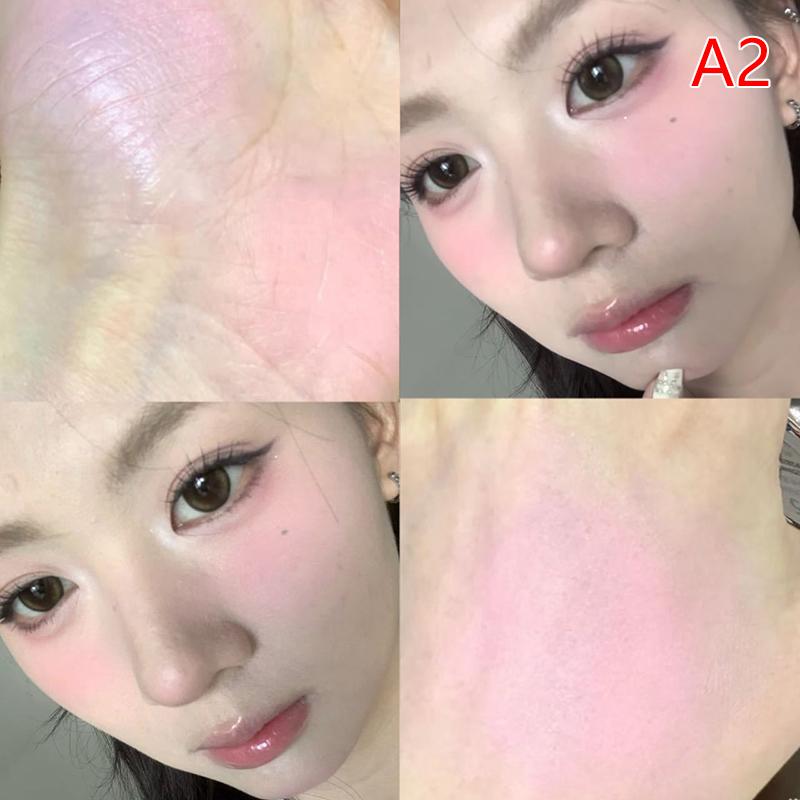 Herorange Matte Liquid Blush Water Light Cheek Cream Smooth Blush Big Sponge Brush Head Easy To Apply Natural Rouge Makeup