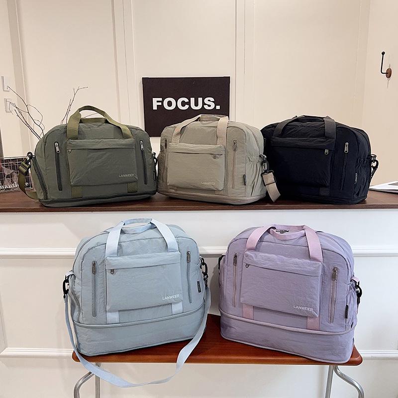 Expandable Women's Lightweight Yoga & Travel Handbag – Durable, Casual Fitness Bag for Short Trips