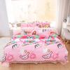 Cartoon Duvet Cover Set 3 or 4 Pieces Like Textured Breathable Durable Soft Comfy Washed Cotton Linen Feel Super Soft