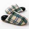 Retro plaid cotton slippers autumn and winter 2025 new indoor home home thick bottom plush warm