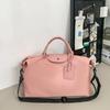 Bolsa de viagem de curta distância Bolsa tote feminina leve de grande capacidade Bolsa de ginástica Bolsa de maternidade Mala com textura da moda