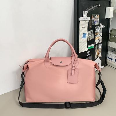 Bolsa de viaje para trayectos cortos Bolso tote grande y ligero para mujer Bolsa de gimnasio Bolso de mano para bebé Equipaje con textura de moda