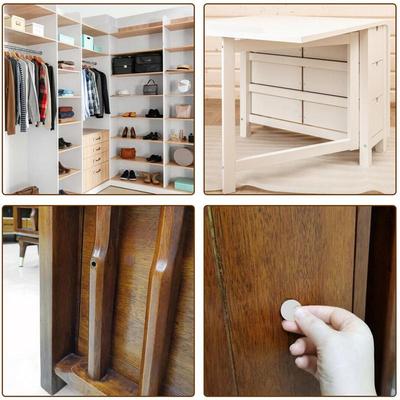54 Pcs/Sheet 21MM Self Adhesive Sticker Screw Hole Sticker Screw Ugly Cover Paper Wood Craft 3 In 1 Screw Hole Covers for Desk