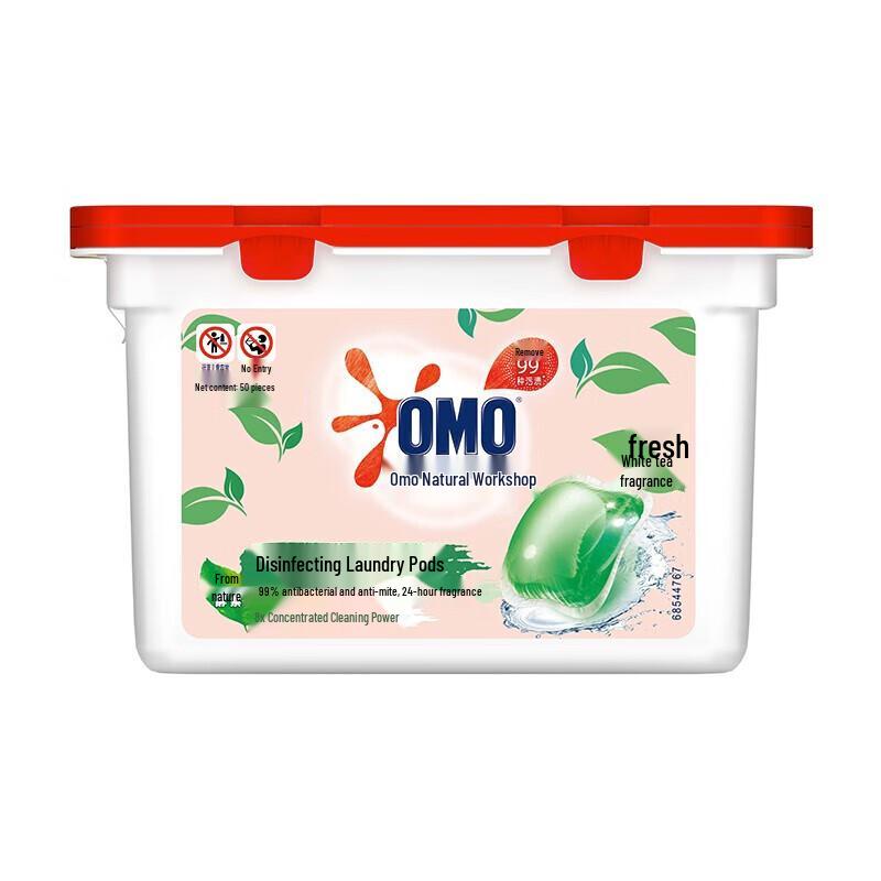 OMO Natural Workshop White Tea Laundry Pods