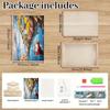 Diamond Painting Wooden Tray with Handle Wooden DIY Diamond Painting Tray Kit Serving Platter for Home Dining and Parties