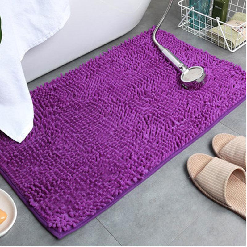 Floor Mat Bathroom Non-Slip Absorbent Door Mat Chenille Baby Play Mat Bedroom Stair Mat Foot Carpet