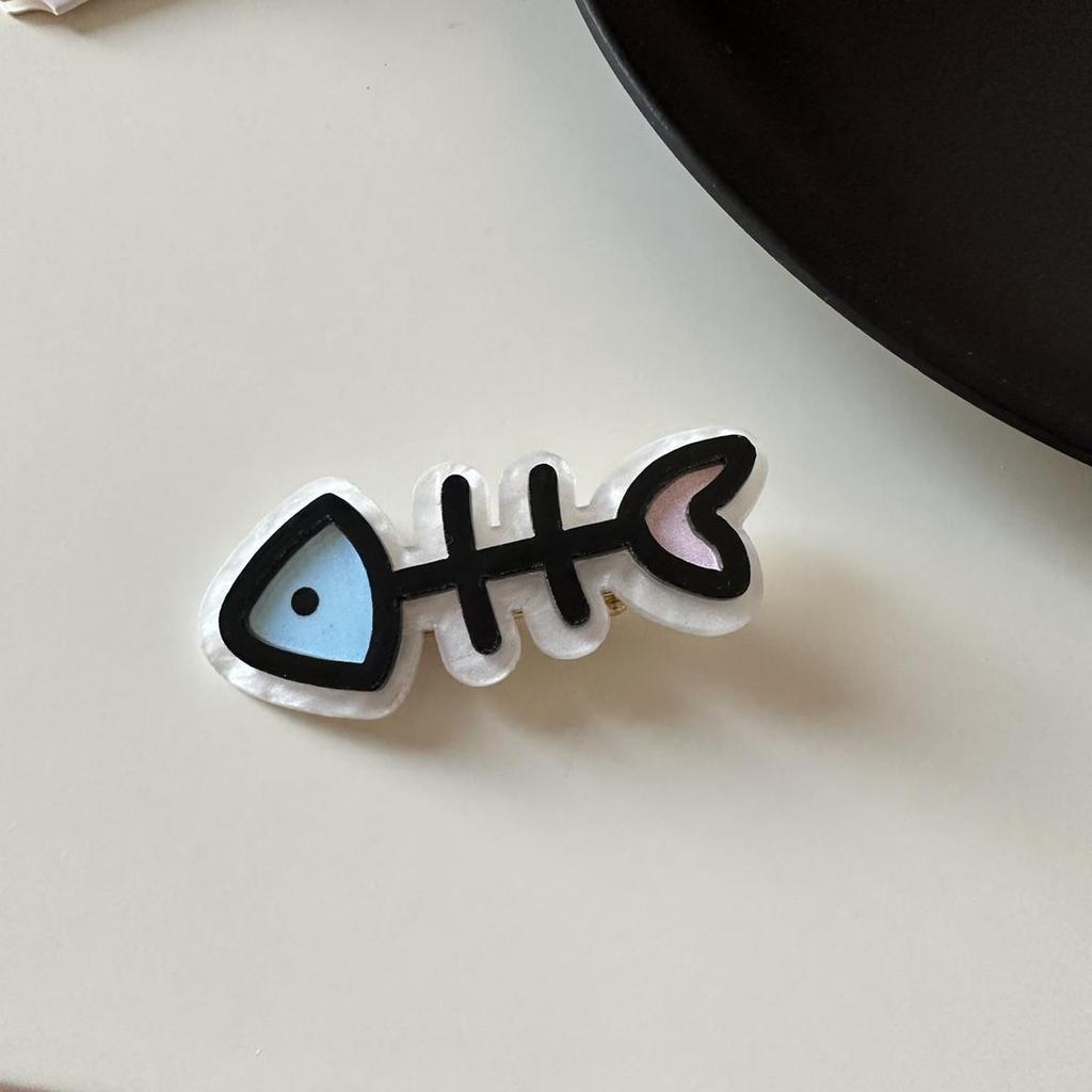 1/8/10 szt. Mała Rybka Kreskówkowa Spinka do Włosów Projekt Serii Morskiej Lekka Dziewczęca Grzywka Zabawna Spinka Spinka do Włosów