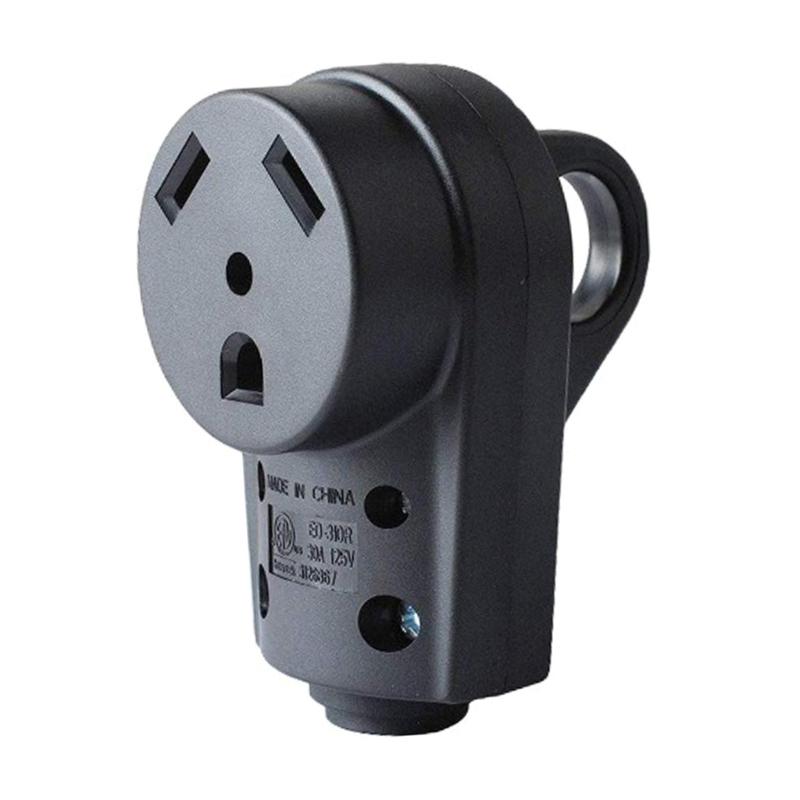 Campers 30A Receptacle Plug Male&Female Power Cord End 125V Plug Set Electrical Supplies Outlet for Caravans