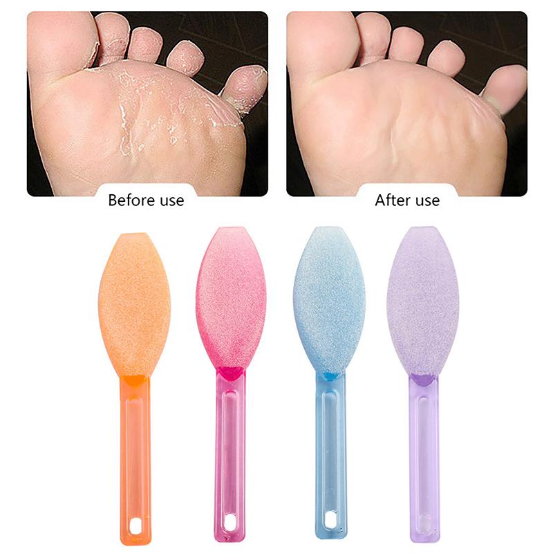 Pilă de picior cu două fețe, răzuitor, unelte pentru pedichiură, îndepărtător de calusuri piele moartă, mâner de plastic, perie de curățare, unelte pentru îngrijirea picioarelor, unelte pentru pedichiură