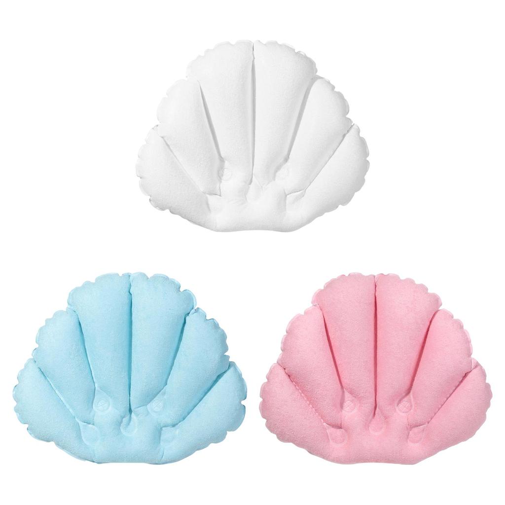 Bath Pillow for Tub Accessories Comfortable Non Slip with Suction Cups Home Headrest SPA Bathtub Head Rest Tub Pillow Support