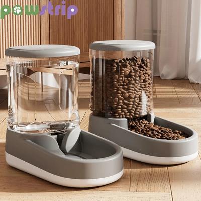 Alimentatore automatico per gatti e cani da compagnia Distributore di acqua potabile per cuccioli di grande capacità da 3,8 litri Secchio per alimenti antiscivolo Forniture per animali domestici