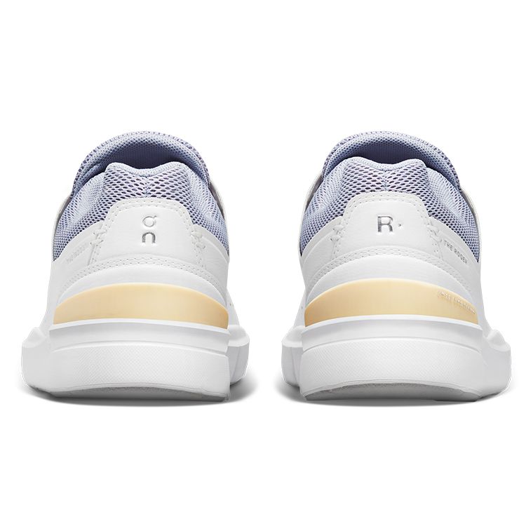 On The Roger Advantage Fabric Leather Comfortable Casual Slip Resistant Durable Low Top Sneakers Women sneakers White Storm-Gray 48.98342