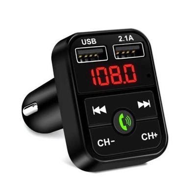 Car Bluetooth 5.0 FM Transmitter Car Kit MP3 Modulator Player Wireless Handsfree Audio Receiver 3.1A Dual USB Smart Fast Charger Car Accessories