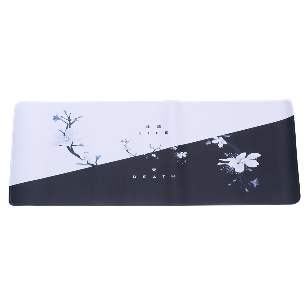 

Cherry Blossom Mice Mat Death Life Desk Mat Stitched Edges Desk Pads Office
