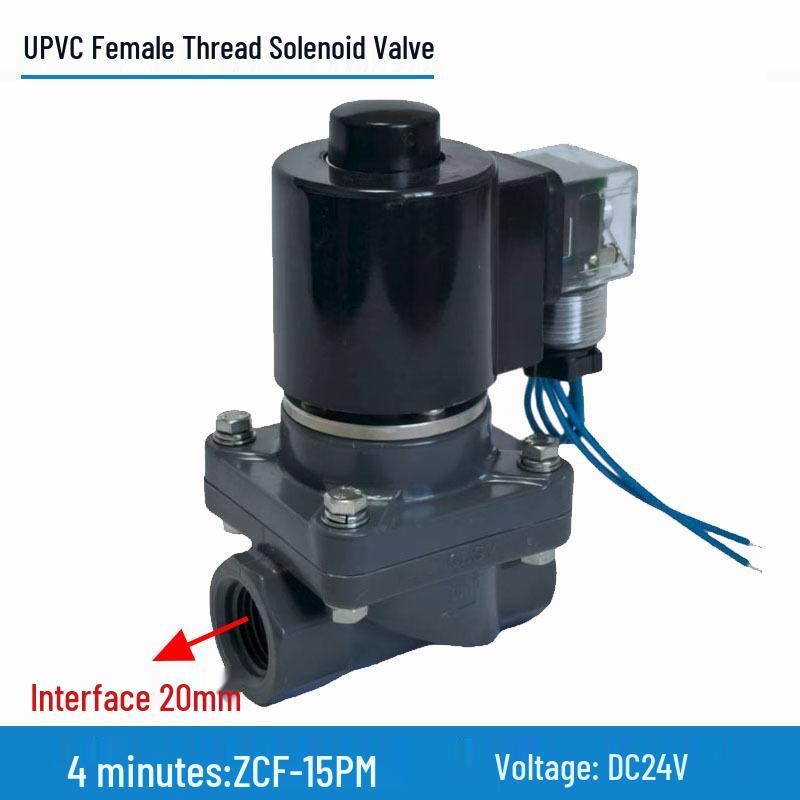 

CXFY Chengxin UPVC Solenoid Valve: Energy-saving, Waterproof, Non-heating, Anti-corrosion, Internal Thread Union Flange.