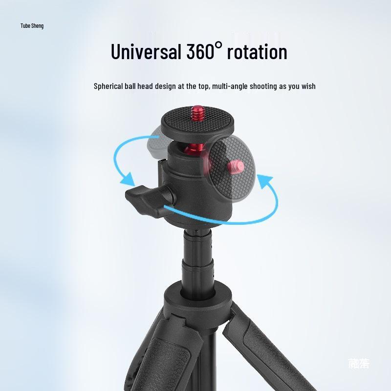 DJI-Compatible Selfie Stick Tripod Extension with Camera Bracket for Handheld Sports and Poc Devices