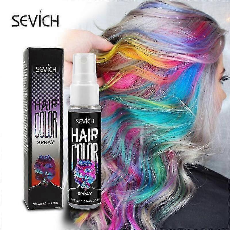 Temporary Hair Dye Spray, Hair Color Spray, Fast-Drying Washable Hair Dye Spray, Non-Sticky Formula, Safe for All Hair Types