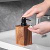 Luxury Wooden Soap Dispenser Hand Sanitizer & Lotion Bathroom Accessory - For Home & TravelSoap Bar Dispenser