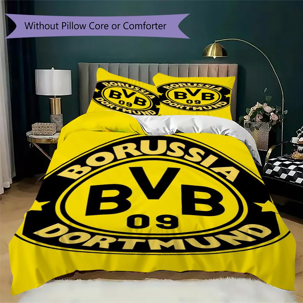 Dortmund Patroon Beddengoed Dekbedovertrek Kussensloop Woondecoratie Verjaardagscadeau (1 dekbedovertrek + 2 kussenslopen (zonder vulling))28
