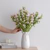 Nordic Minimalist Ceramic Flower Vase for Dried Flowers - Elegant Home Decor and Desktop Ornament.