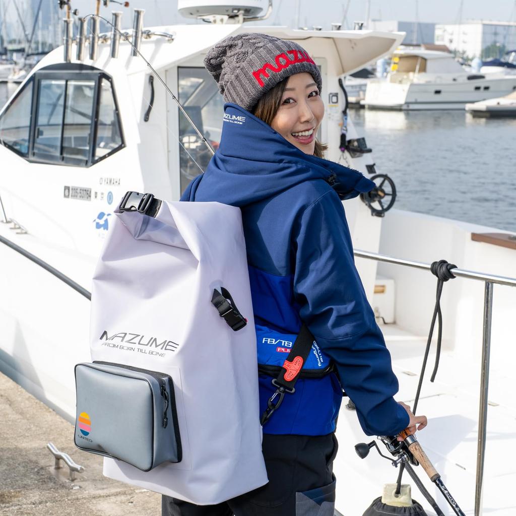 Mazume Wasserdichte Leichte 40L Tasche, Grau,