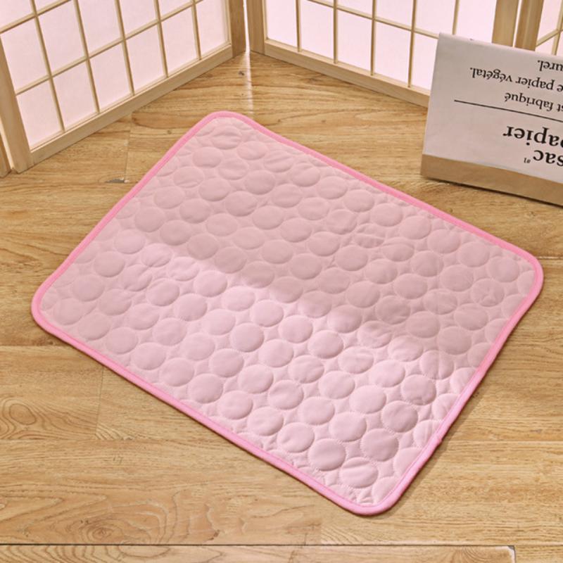 Cat Dog Cool Bed Mats Summer Cooling Mat for Cats Dogs Breathable Pet Ice Pad Washable Kitten Sofa Cushion Cat Dog Accessories