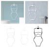 Swimsuit Hanger Bikini Swimwear Hanging Rack for Boutiques Window Beachwear