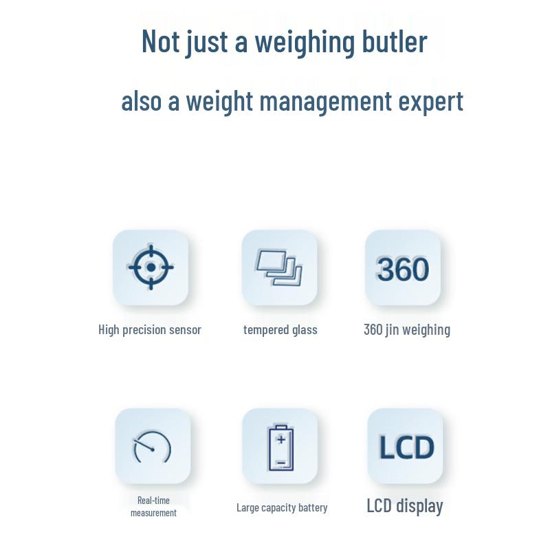 Haier Precision Rechargeable Body Weight Scale for Health Monitoring