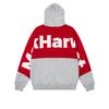 Designer Color Block Hoodie Mens Streetwear Letter Patch Embroidery Loose Zip Up Sweatshirt