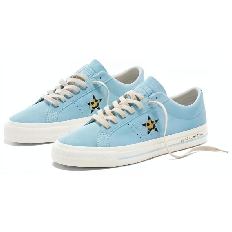 GOLF WANG X Converse One Star Pro Non-slip and Abrasion Resistant Low-Top Board Shoes Unisex Blue