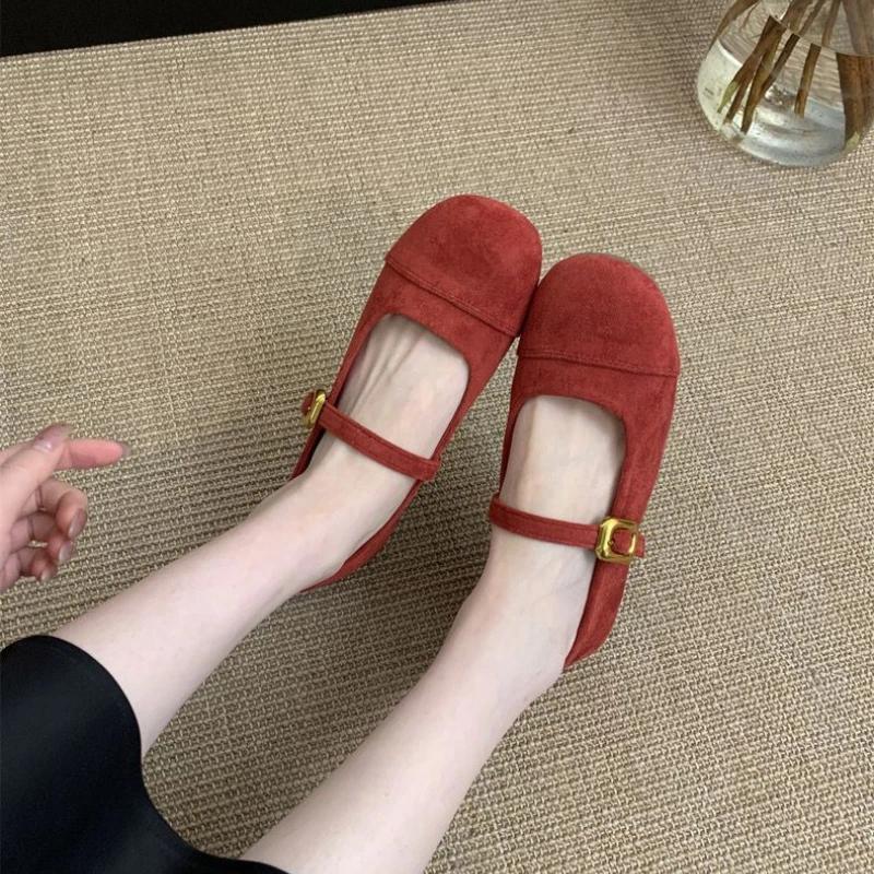 Fashion Gothic Ladies Footwear Round Toe Japanese Style Lolita Mary Jane Luxury Brand 2025 Trend Low Price Social Y2k Women's Flat Shoes