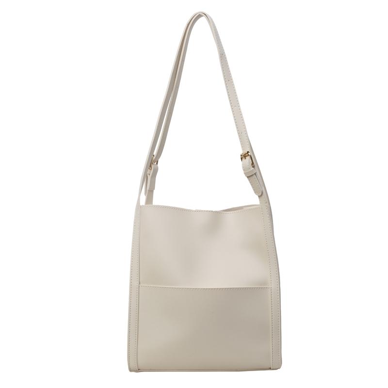 

Осень бестселлер большая вместимость передовое ощущение мягкая кожа женские сумки простота однотонный универсальные сумки через плечо