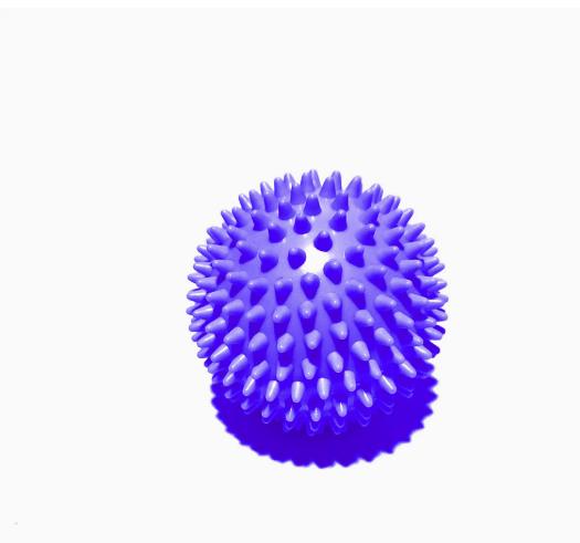 7CM Spiky Massage Ball for Foot Hand Stress Exercise, Purple one size фиолетовый