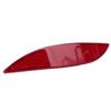 Rear Bumper Reflector Lens Promote Driving Safety Red Back Bumper Trim Reflector for MEGANE MK3 2008 To 2016 Left: