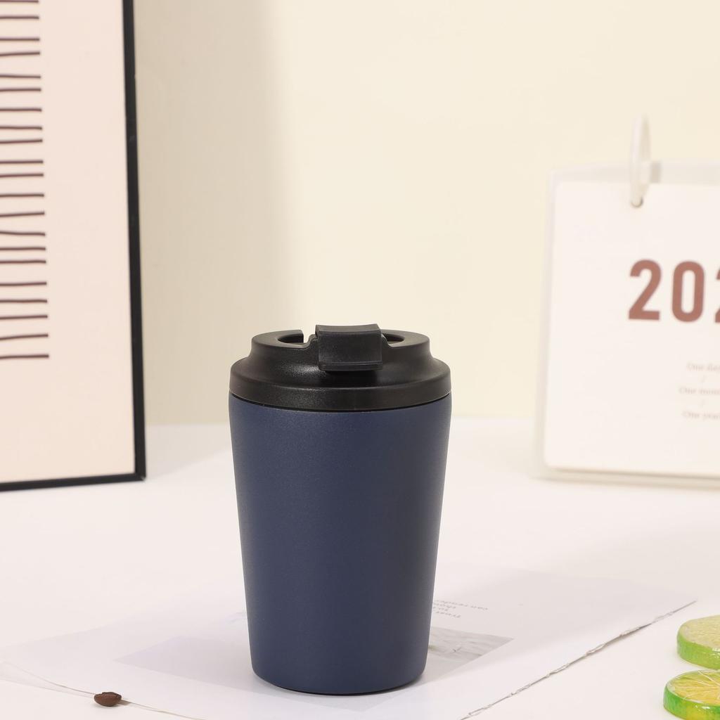 304 Stainless Steel Thermos Cup Portable, Compact Scale 12Oz Coffee Cup Outdoor Car Direct Drinking Milk Cup