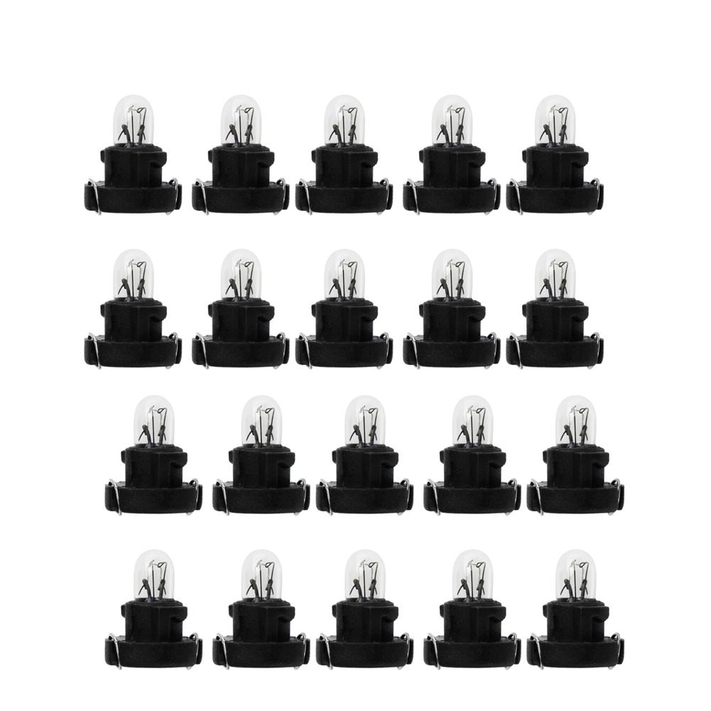 10/20pcs T3 LED 12V Car Auto Instrument Light Dashboard Indicator Automatic Door Button Light 1.2W Bulbs Dashboard Lamps