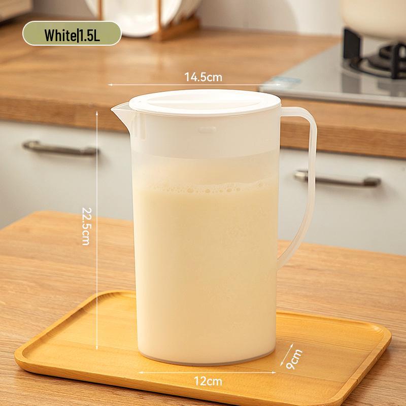 High-Capacity, High-End Cold Brew Refrigerator Jug - Durable, Heat-Resistant Plastic Ice Water Kettle for Household Use