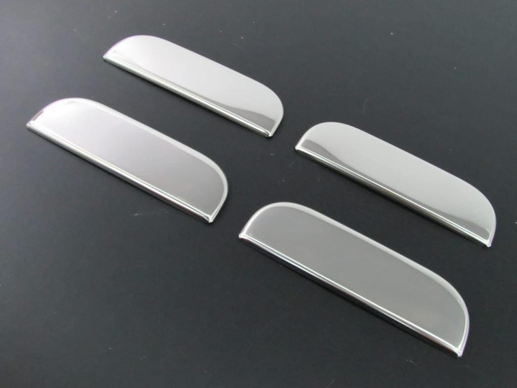 BRIGHTZ Mira Gino Finish Stainless Steel Door Handle Set for the and L660 Mira Gino L650S/L660S Ultra-Mirror Covers, 4-Piece [DHC-NOBU-168] L650,
