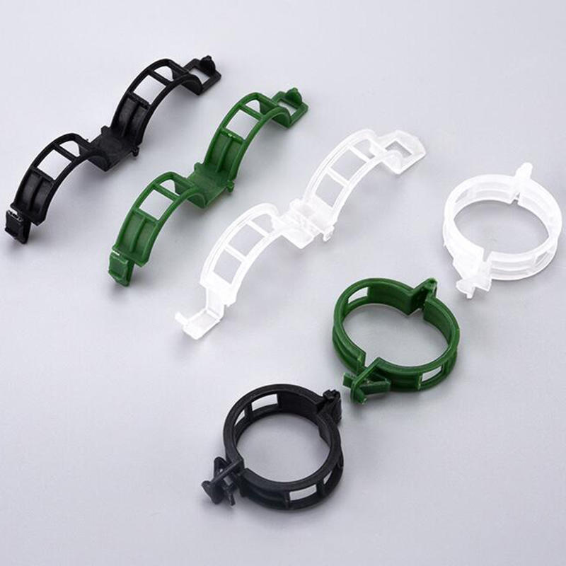 100PCS Garden Plant Flowers Tied Bundle Branch Clamp Clip Class Tools Flowers Vegetables Vine