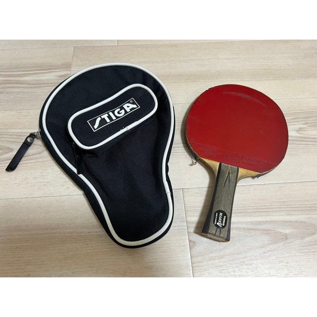 Used STIGA table tennis racket case with racket