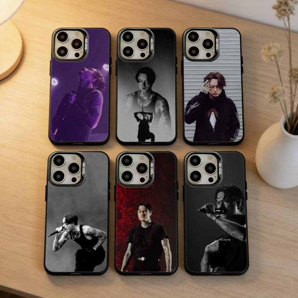 B-Bad O-Omens N-Noah Phone Case For iPhone17, 16,15,14,13,12 Pro Max Black Candy Matte Shockproof Cover